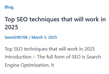 Top SEO techniques that will work in 2025